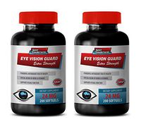 Vision Vitamins with Lutein - Eye Vision Guard - Extra Strength - Lutein Supplements zeaxanthin - 2 Bottles 400 Softgels