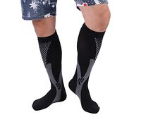 Compression Socks BEST Graduated Athletic Medical Use for Men & Women - 1 pair