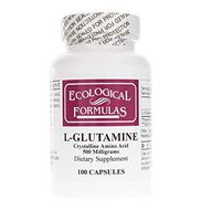 Ecological Formulas L-glutamine 500 Mg, White, 100 Count