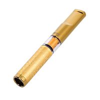 24K Gold Plated Double Filtering Cigarette Holder Smoke Tobacco Filter (Arabesque)