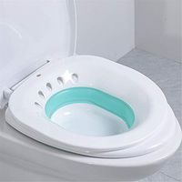 YXIUER Sitz Bath Hip Bath Tub Flusher Bath Basin Fumigation Medical Grade Seatz Bath for Pregnant Women Hemorrhoids Patients on The Toilet Hip Bath tub,Green