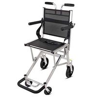 Wheelchairs Lightweight with Wide Seat and Bags, Attendant-Propelled Wheelchair with Hand Brakes Flip Up Arms for Easy Transfer for Men and Women Anti-Tippers Included