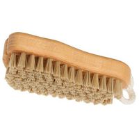 Redecker Natural Pig Bristle Foot Brush with Oiled Beechwood Handle, 5-1/4-Inches