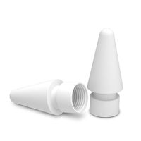 Jelanry Apple Pencil Nib Replacement for Apple Pencil 1st Generation & 2nd Generation, Extra Replacement Apple Stylus Tips Universal Compatible with ipad Easy to Replace Writing Non-Slip and Mute