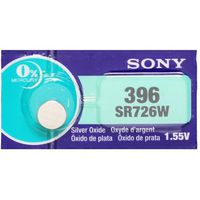 Sony 396 (SR726W) 1.55V Silver Oxide 0% Hg Mercury Free Watch Battery (5 Batteries)