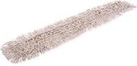 Carlisle 364754800 Flo-Pac Cotton Tie Back Dust Mop, 48" Length x 5" Width (Pack of 12)
