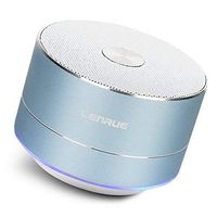 LENRUE Portable Wireless Bluetooth Speaker with Built-in-Mic,Handsfree Call,AUX Line,TF Card,HD Sound and Bass for iPhone Ipad Android Smartphone and More (Blue)