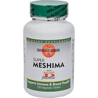 Mushroom Wisdom Super Mashima with Maitake D-Fraction - Supports Immune Health - Gluten Free - 120 Vegetable Tablets (Pack of 2)