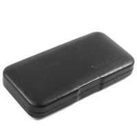 Black Leather Travel Humidor 4 Cigar Capacity