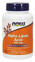 Now Foods Alpha Lipoic Acid 100mg 120 Vcaps