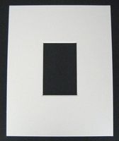 20 11x14 4-ply mat mattes WHITE for 4x6 Photo picture
