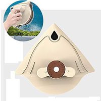 ZHZX Five-Gear Adjustable Magnetic Force Glass Wiper Cleaner Double-Sided Magnetic for Double Glazed Windows Thickness 5-25MM Glass Washing Cleaning Tool Brush