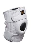 Bennlife Knee Support, Open-Patella Stabilizers & Fully-Adjustable Neoprene Brace – Arthritic Pain Relief, Sports Injury Rehabilitation & Protection Against Reinjury – Single Sleeve (Grey)