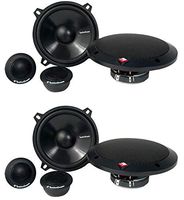 4) New Rockford Fosgate R152-S 5.25" 160 Watt 2 Way Car Component Speakers Audio