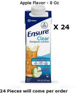 Ensure Clear Brand Apple Flavor Oral Supplement 8 oz - 24 Pieces