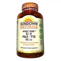 Sundown Saw Palmetto 450 mg Capsules 250 ea (Pack of 4)