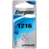 Energizer CR1216 3V Lithium Coin Cell Battery - 1 Pack Tear Strip (Energizer ECR1216)