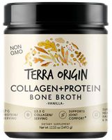 Bone Broth Protein Powder, Vanilla, 15 Servings, 17G Protein, Natural Collagen from Real Whole Food Sources - Supports Joint Comfort and Cartilage Health