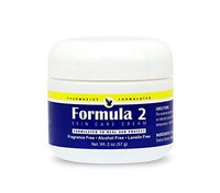 Formula 2 Skin Care Cream | For Very Dry Skin Resulting From Diabetic Dry Skin, Eczema, Psoriasis, Dermatitis, Rashes, Burns. For hands, feet, buttocks, and all over. Pharmacist Formulated.