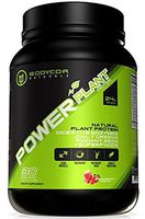 Bodycor PowerPlant All Natural Plant Based Protein (960 Grams - Strawberry Dream), Powerful Dietary Supplement with Digestive Enzymes, Greens & Superfoods, 100% Pure Vegan Formula