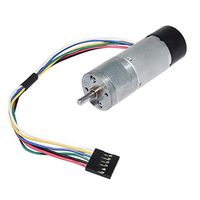 BEMONOC 25GA370 Encoder Metal Gearmotor 12V DC 25RPM Gear Motor with Encoder for Arduino and 3D Printers