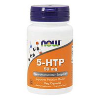 NOW Foods 5-HTP 50 mg - 180 Capsules
