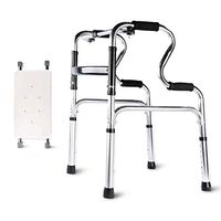 OUG Non-Slip Design Walker, Adjustable Height Walker, Handicapped Aid, Suitable for Rehabilitation Workers