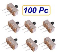 SUKRAGRAHA SPDT PCB Panel Mini Vertical Slide Switch 2 Position 3 Pin 1P2T 8 x 3 mm 100 pc