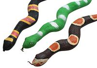 Curious Minds Busy Bags Set of 3 - 12" Stretchy Snake Crushed Bead Filled- Reptile Sensory Fidget Toy OT