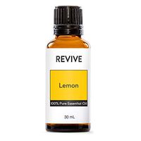 REVIVE Essential Oils LEMON 30 ml - 100% Pure Therapeutic Grade, For Diffuser, Humidifier, Massage, Aromatherapy, Skin & Hair Care - Cruelty Free - Unrefined Oils With No Fillers.