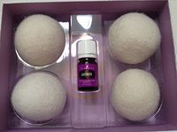 Young Living Premium Dryer Balls and Lavender Essential Oil [ 1 - 5ml bottle] Kit