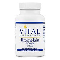Vital Nutrients - Bromelain 2400 GDU (375 mg) - Enhances Digestion and Maintains Healthy Tissue - 60 Capsules per Bottle