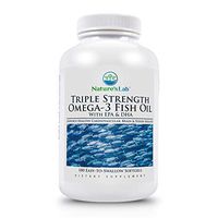 Omega-3 Fish Oil with EPA and DHA - 180 Softgels (3 Month Supply) 2000mg Fish Oil, 1500mg Total Omega-3's, 650mg Each DHA and EPA. Healthy Brain Function, Cognitive Health, Circulation, Blood Flow