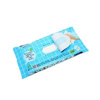 Multi Surface Cleaning Wipes Double-Layered Disposable for Mirrors, Windows, Home and Auto 30 Towelettes TPAE01767