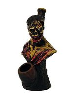 Bloody Zombie Smoking Pipe - Handmade Tobacco Pipe - Hand Pipe - Smoking Bowl - Collectible - Horror Gift - Apocalypse - Walking Dead - Gore