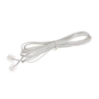 RJ11 Telephone Line Cord Cable, High-Speed Internet Modem Cable 6P2C (10 Feet)