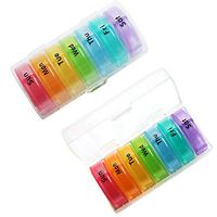 BengUp Pill Organizer 2 Times a Day, Portable Daily Pill Case for Travel 7 Day Pill Container Weekly AM PM Pill Box for Vitamins, Fish Oil, Supplements and Medication