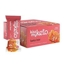 Kiss My Keto Bars Low Carb Bars (3g Net) - White Chocolate Salted Caramel, 12 Pack - Keto Protein Bars Low Carb Low Sugar | Keto Snack Bars with MCT Oils, Fiber, No Added Sugar