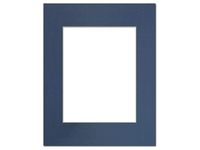 PA Framing, Photo Mat Board, 16 x 20 inches Frame for 11 x 14 inches Photo Art Size - Cream Core/Bay Blue