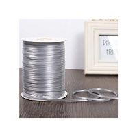 3Mm Silk Satin Ribbons 22 Meters/Lots Christmas Halloween Baby Shower Birthday Party Wedding Gift Wrapping Ribbons White,Silver