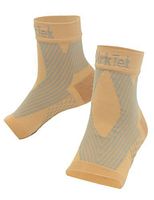 MDSOX 096962785024 Premium Ankle Compression Foot Sleeve, 2X-Large, Nude (Pack of 2)