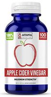 Ahana Nutrition Pure Apple Cider Vinegar Capsules - Support Detox and Weight Loss and Aid Immunity, Energy and Metabolism (100)