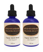 Liquid MSM Drops with Vitamin C - 8 Ounces - Made with Gold Standard Organic Sulfur Crystals, Premium MSM Eye Drops **Same Day Shipping**
