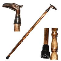 Nautical World Wood Walking Cane Rare Eagle Head Classic Wooden Walking Stick for Men and Women-Canes and Walking Sticks with Metal Brass Handle Wooden Walking Stick, Affordable Gift Decorative Walk