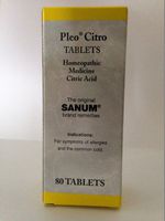 Pleo Citro 80 Tablets Sanum 786471747209