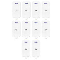 TENS Electrodes, Premium Quality XL Replacement Pads for TENS Units, 5 Pairs of Snap TENS Unit Electrodes (10 TENS Unit Pads), 2 inch x 4 inch, Discount TENS Brand