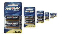 Rayovac Lithium Metal Batteries 123A (6 Pack of 2)