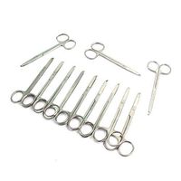 LAJA IMPORTS 12 PCS/Pack Premium Grade LITTAUER Spencer Stitch Scissors 4.5" Straight Dental Veterinary Instruments