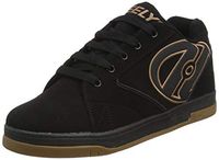 Heelys Kids Propel 2.0 Skate Shoe, Black/Gum, 5 M US