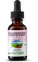 Maxi Health Black Cohosh Root and Dong Quai Root Extract - Women's Formula - 1 Ounce Bottle - Kosher